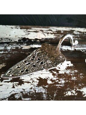 Antique Italian Ornate Pastry Server Cake Server With Filigree Design